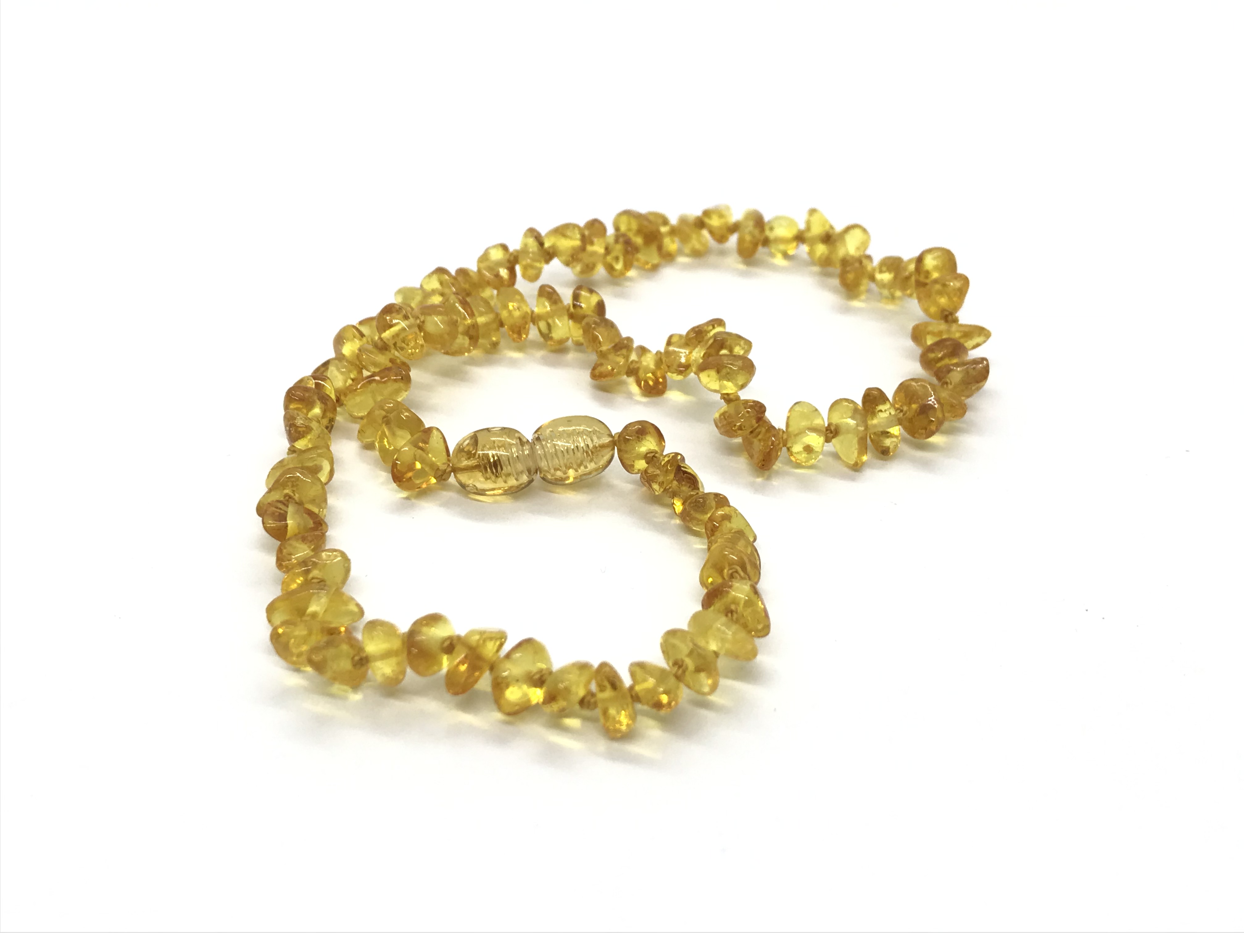 Cognac Amber Choker Necklace | Brown Baltic Amber Beaded Choker